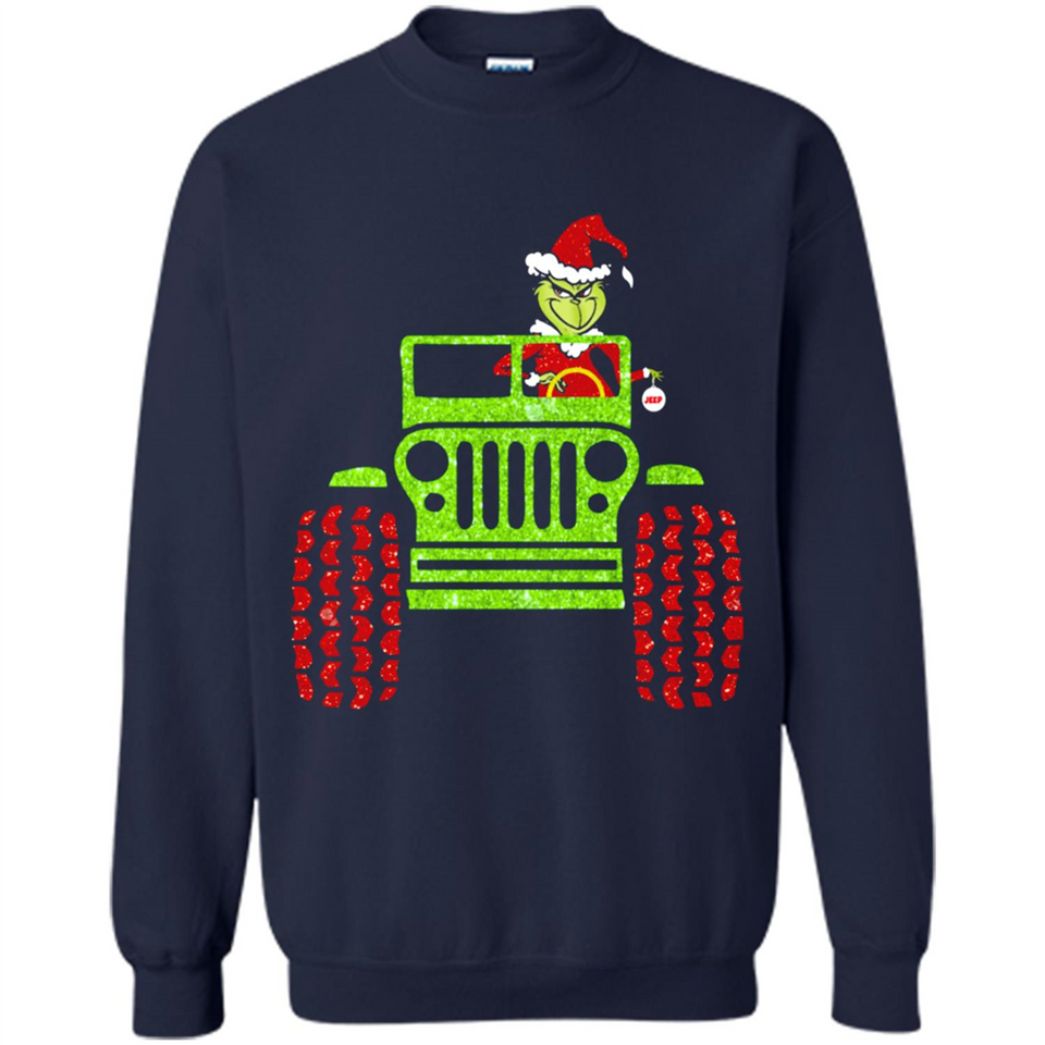 Grinch Jeep Christmas