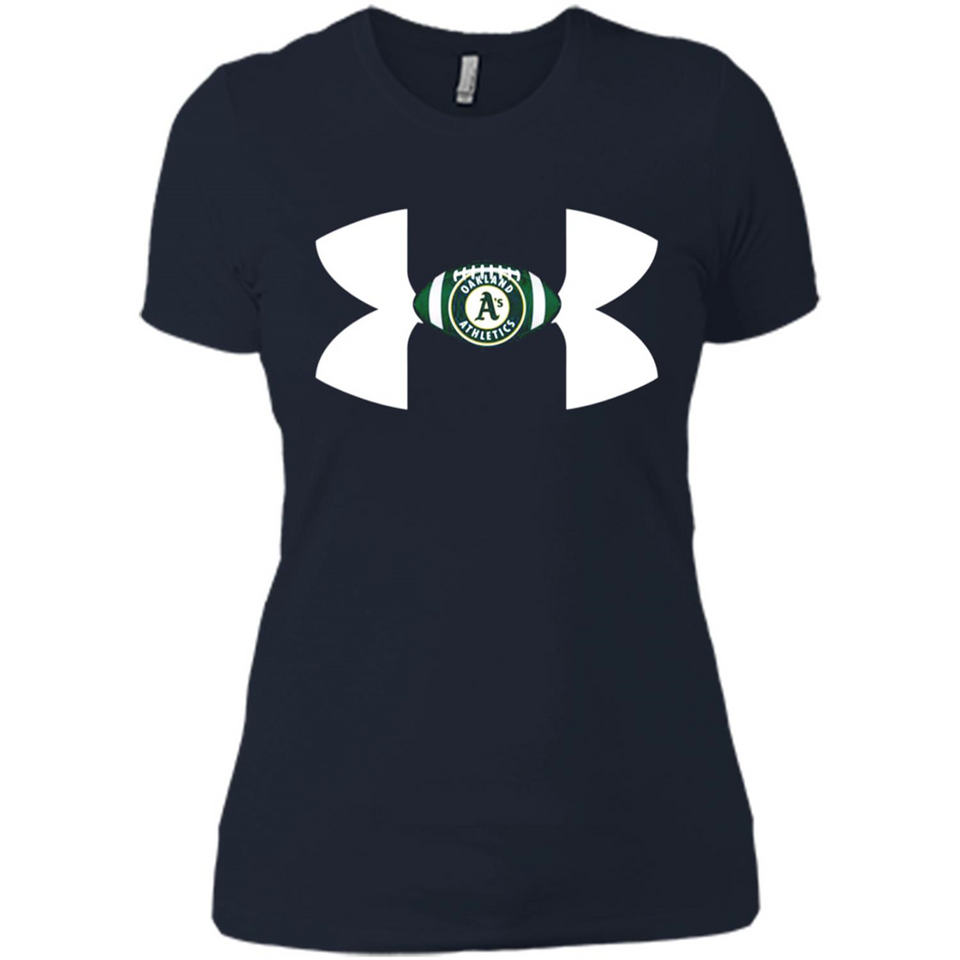 Oakland Athletics Under Armour Logo - Ladies' Boyfriend T-Shirt