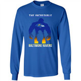 The Incredible Baltimore Ravens Hulk NFL Football