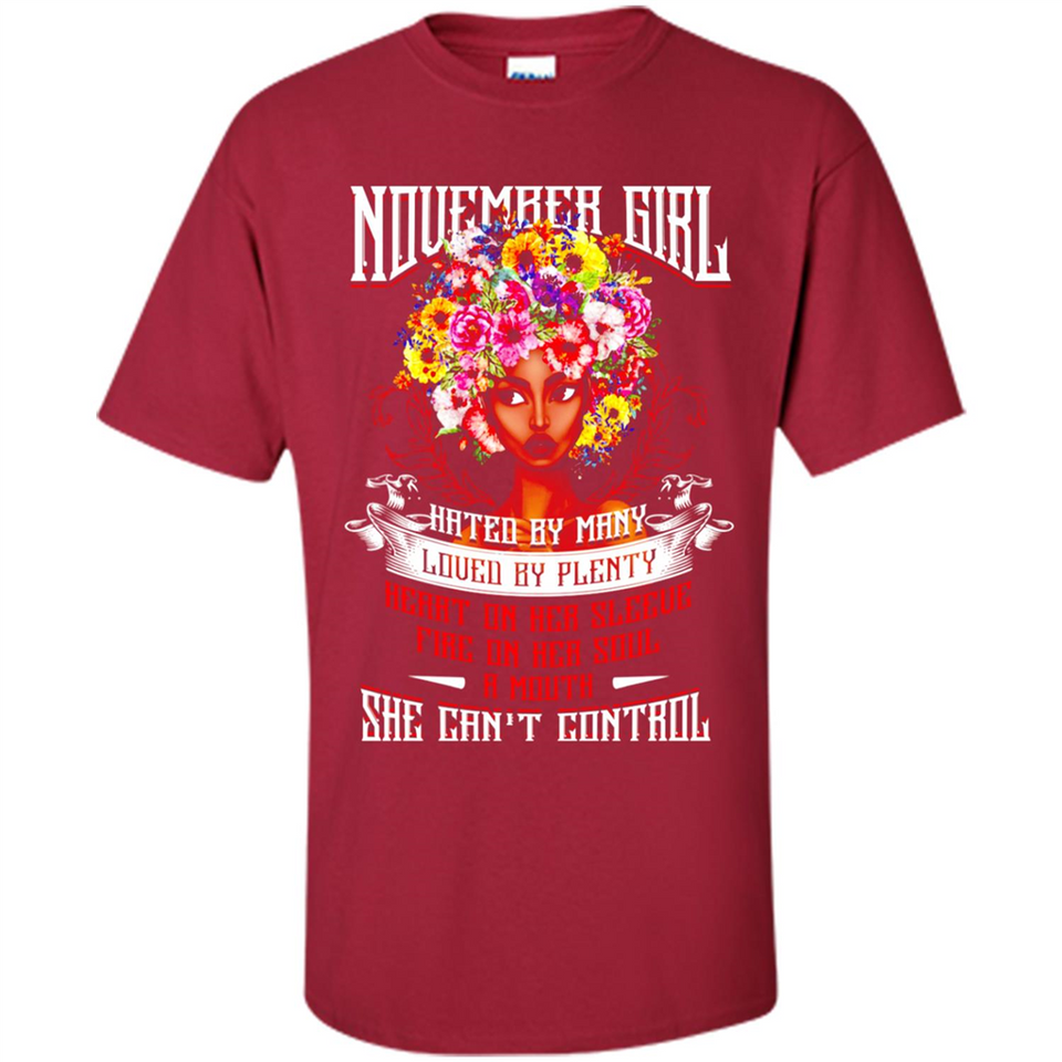 November Girl Flower - Shirt