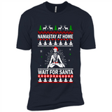Namastay at home and wait for Santa Christmas sweatshirt PINGPONG