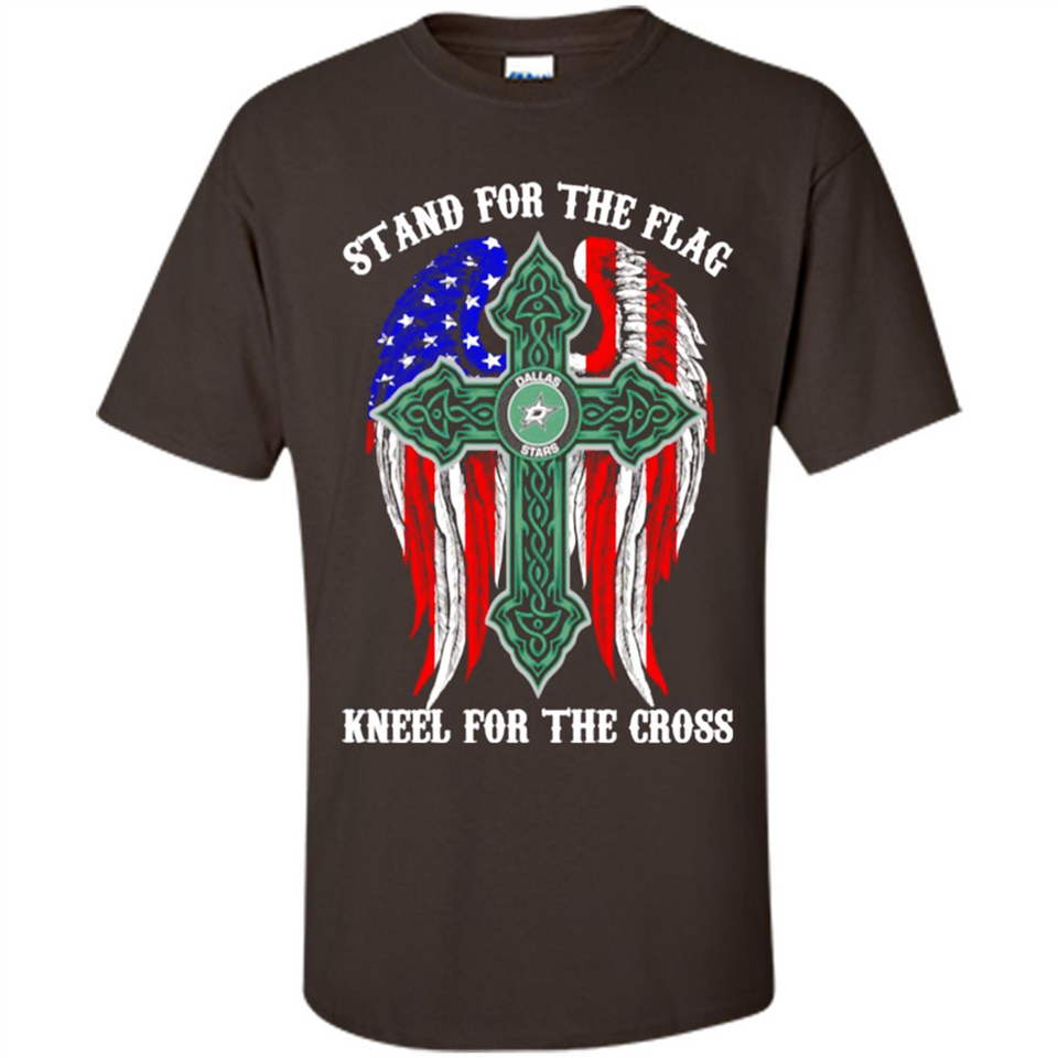 Dallas Stars - stand for the flag kneel for the cross
