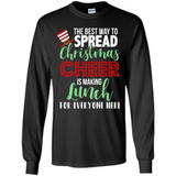 Spread Christmas Cheer Lunch Family Xmas Gift Ls - Long Sleeve T-Shirt