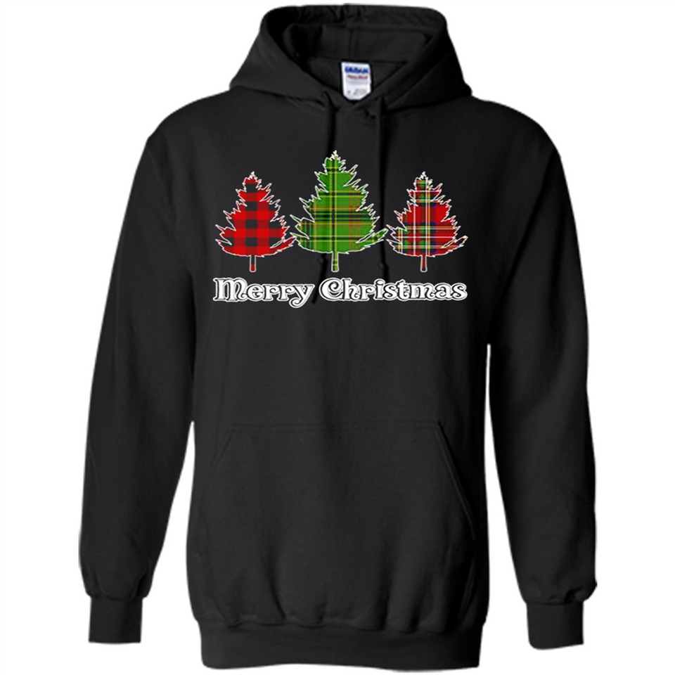 Plaid Christmas Tree Shirt Merry Christmas Plaid is Rad