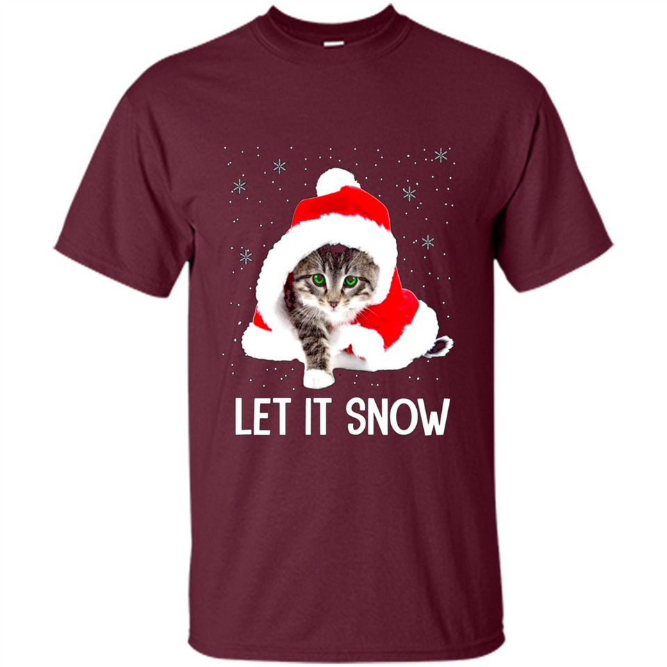 Let It Snow Cat Christmas sweater PINGPONG