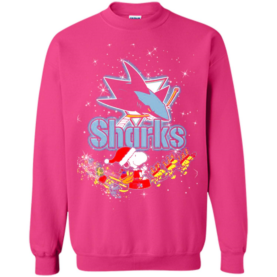 Snoopy Christmas San Jose Sharks - Sweatshirt