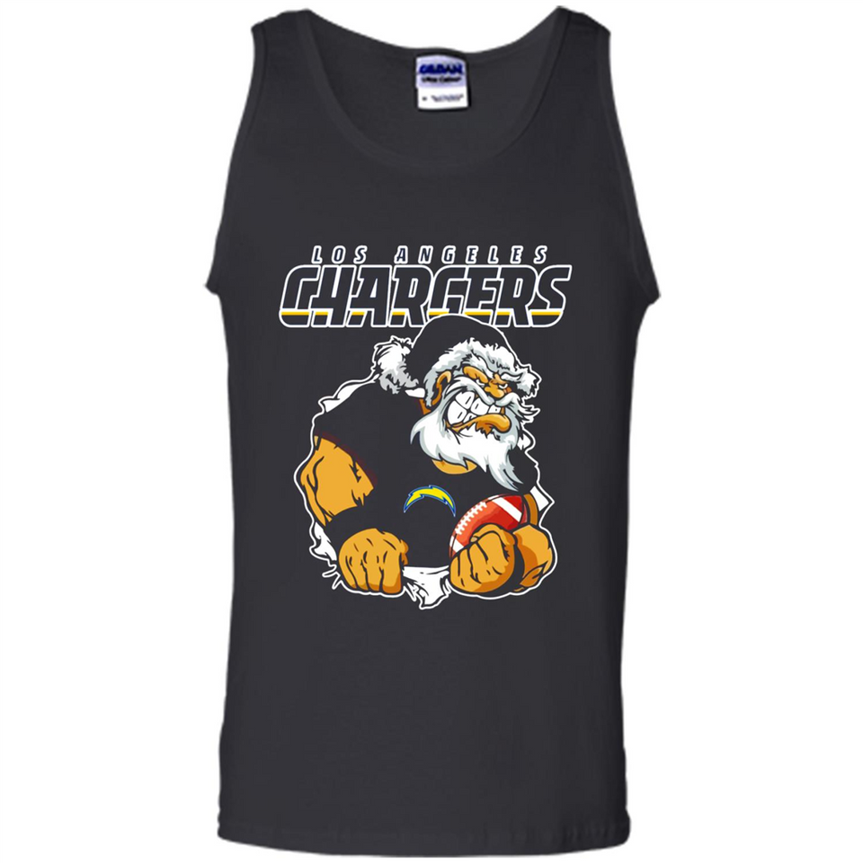 Grumpy Santa Claus Los Angeles Chargers Football Team PINGPONG