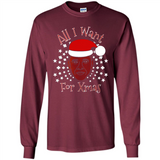 Obama All I Want For Xmas T Shirt PINGPONG - Long Sleeve T-Shirt