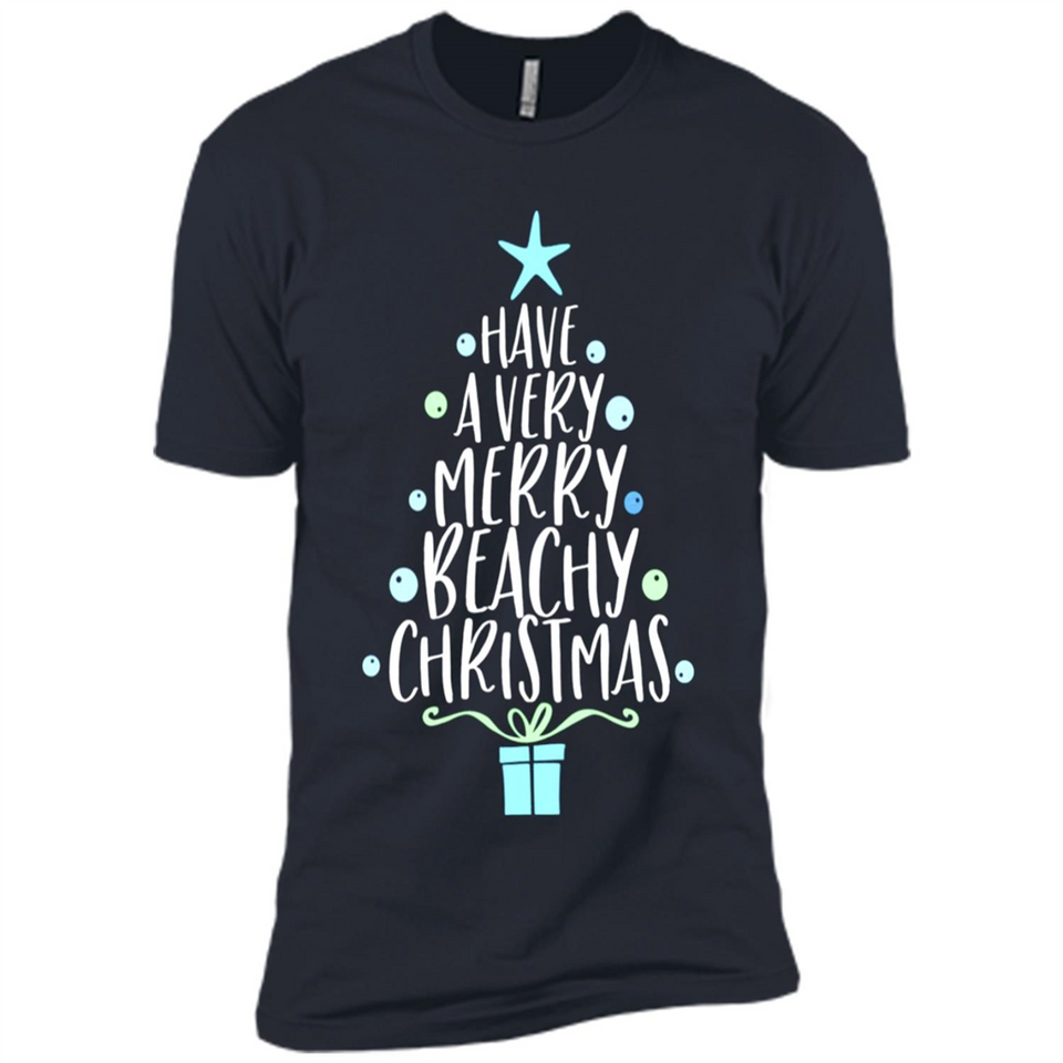 Have A Very Merry Beachy Xmas Vacation - Premium Short Sleeve T-Shirt
