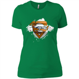 Denver Broncos And Superman Fans - Ladies' Boyfriend T-Shirt