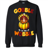 Gobble Til You Wobble Funny Thanksgiving Day Turkey