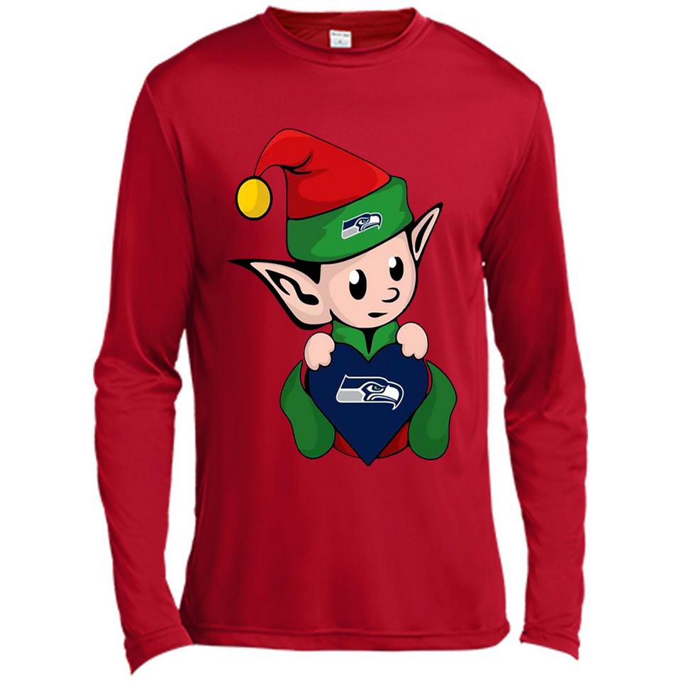 Seattle Seahawks ELF Elves Grinch Santa Claus