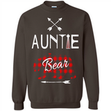 Aunt Shirt Buffalo Plaid Family Camp Bear Tee - Sweatshirt