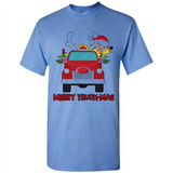 Merry Truck-Mas Christmas Fire Truck Cute Reindeer Sporty - Shirt