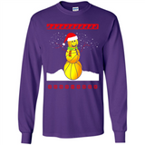 Basketball Santa Funny Christmas - Long Sleeve T-Shirt