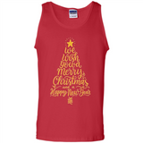 Christmas Tree T-Shirt Funny Mery Christmas Gift Idea - Tank Top