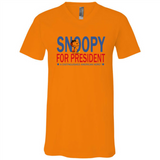 Snoopy for President - Canvas Unisex V-Neck