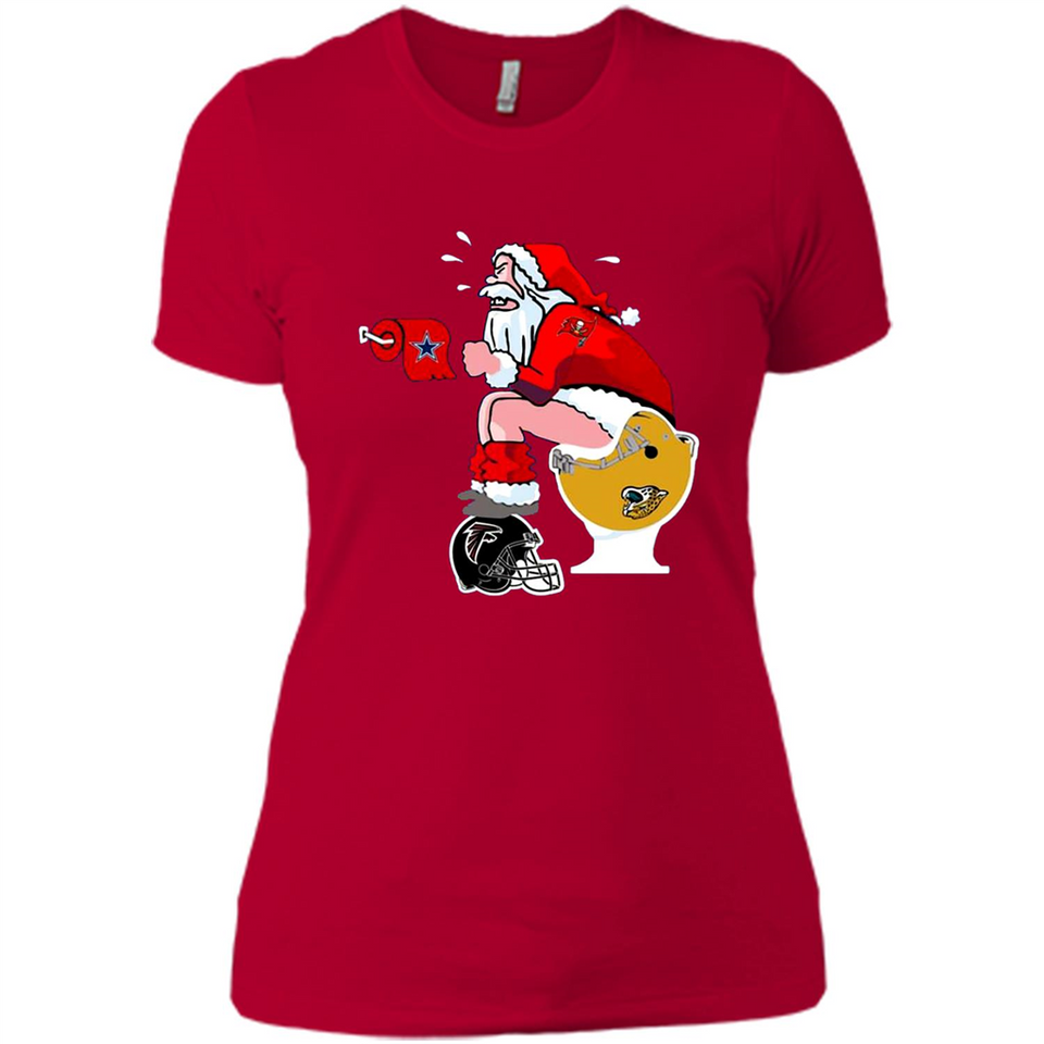 Tampa Bay Buccaneers Santa Claus Toilet