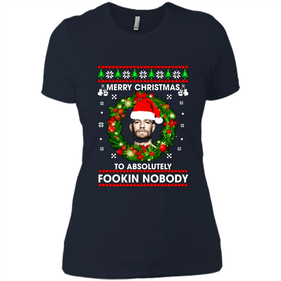 Merry Fookin Christmas Conor Mcgregor sweater PINGPONG