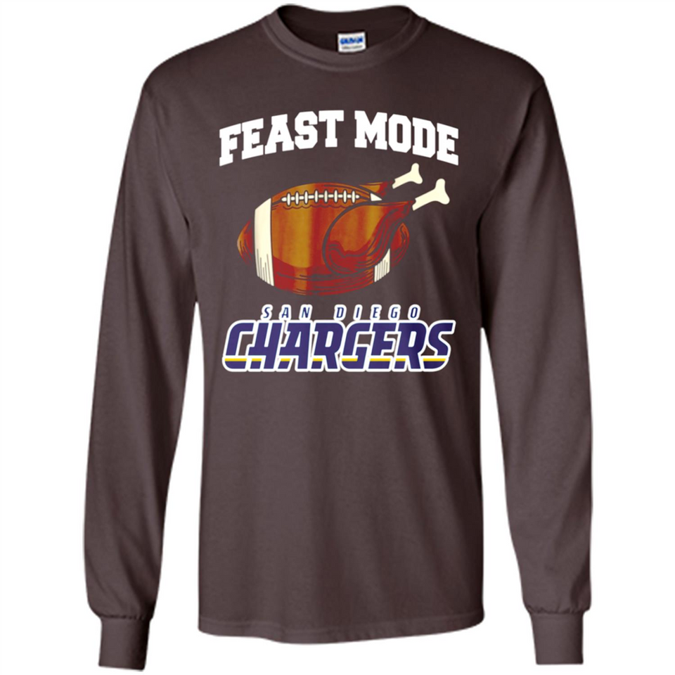 Feast Mode Chargers Shirt - San Diego Turkey Thanksgiving
