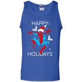 Marvel Spider Man Happy Holidays Santa Christmas Mug PINGPONG - Tank Top