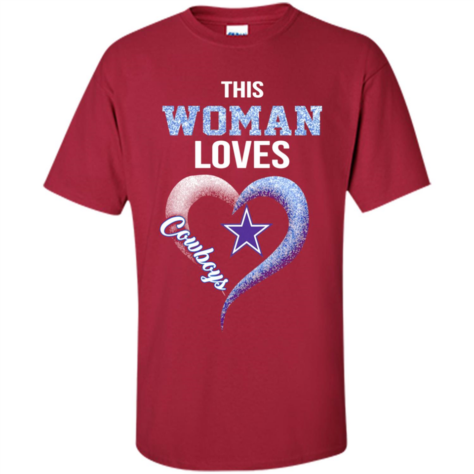 This Woman love Cowboys NFL football team - Shirt