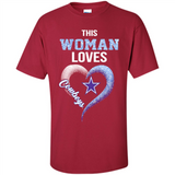 This Woman love Cowboys NFL football team - Shirt