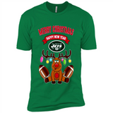 New York Jets NFL Reindeer Funny Merry Christmas And Happy New Year