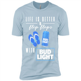 LIFE IS BETTER IN FLIP FLOPS WITH BUD LIGHT