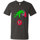 GRINCH HAND HOLDING ATLANTA FALCONS GLITTER CHRISTMAS PINGPONG
