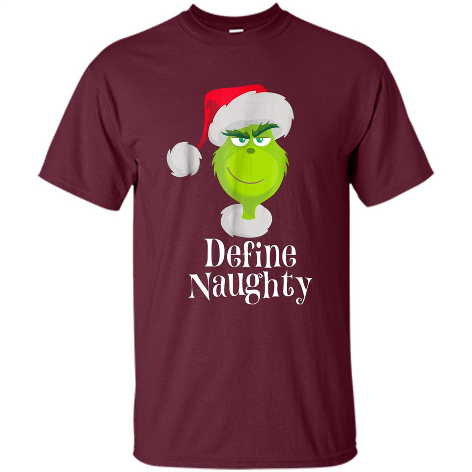 Santa Grinch Define Naughty Christmas Sweatshirt - Shirt