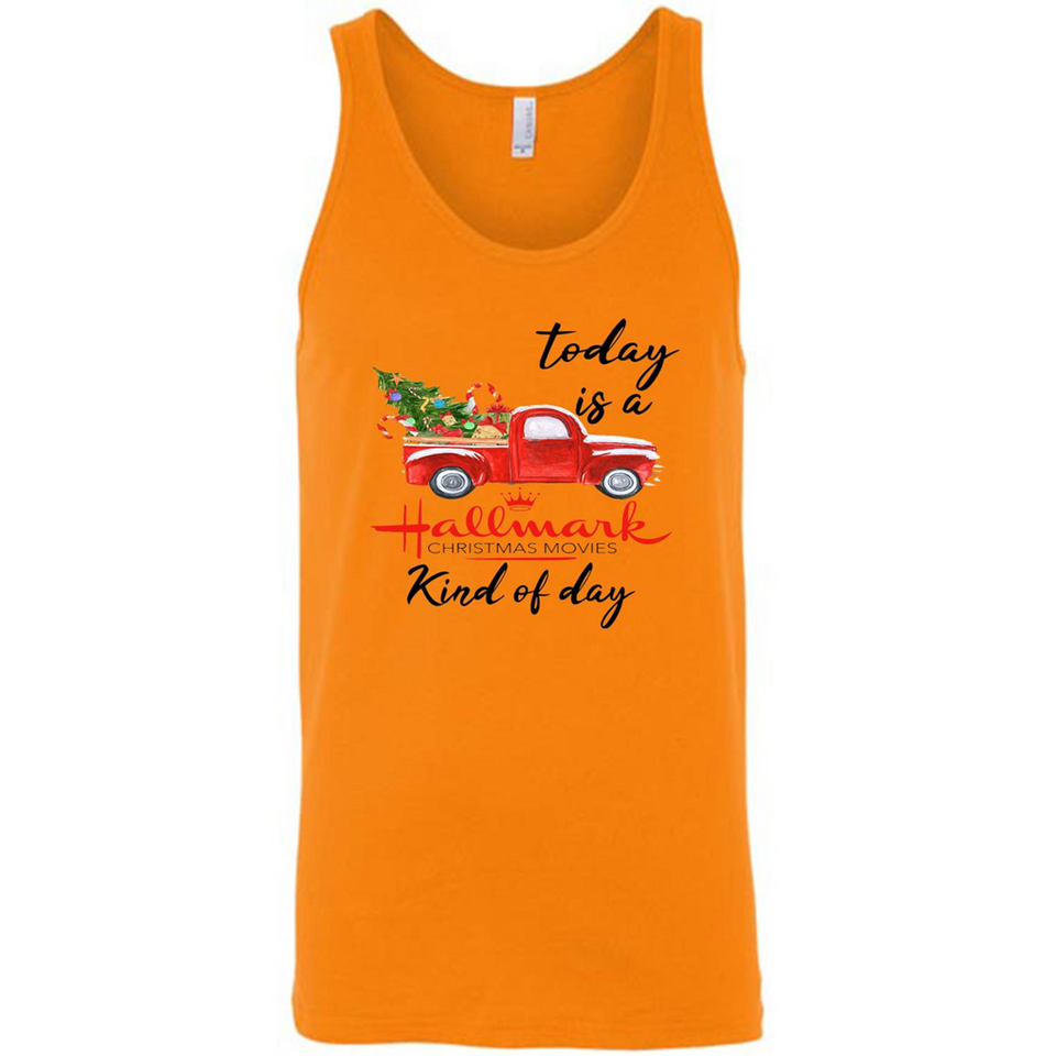 Today is A Hallmark Christmas Movies Kind of Day Sweatshirt - Canvas Unisex Tank