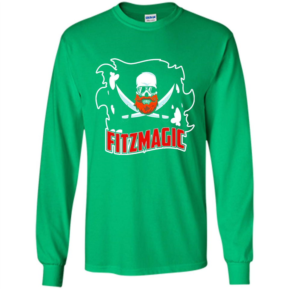 Order Fitzmagic T-Shirt Ryan Fitzpatrick Beard Skull Football Tampa Florida PINGPONG