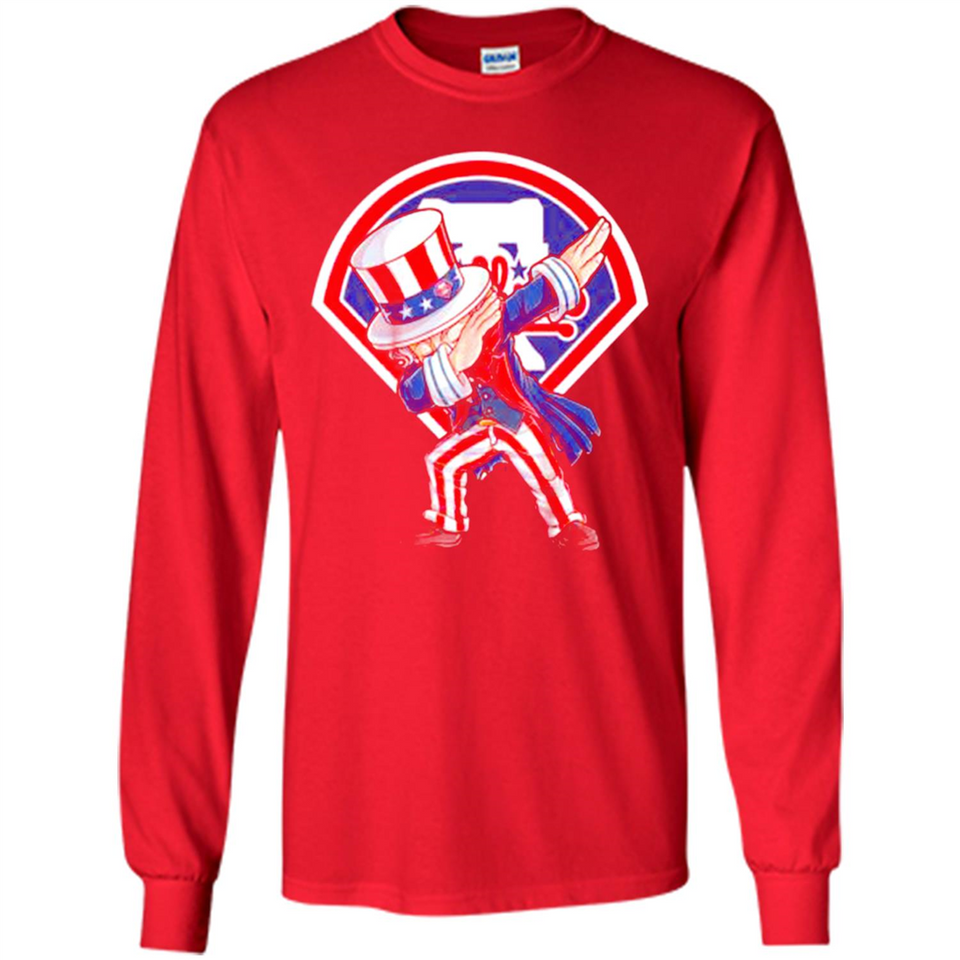 MLB PHILADELPHIA PHILLIES UNCLE SAM DABBING INDEPENDENCE DAY