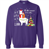 Llama Tis the season to be slothy Christmas sweatshirt PINGPONG - Sweatshirt