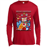 Meowy Christmas Ugly Funny Cats Lover PINGPONG