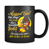 August Girl She Slays She Prays She's Beautiful PINGPONG