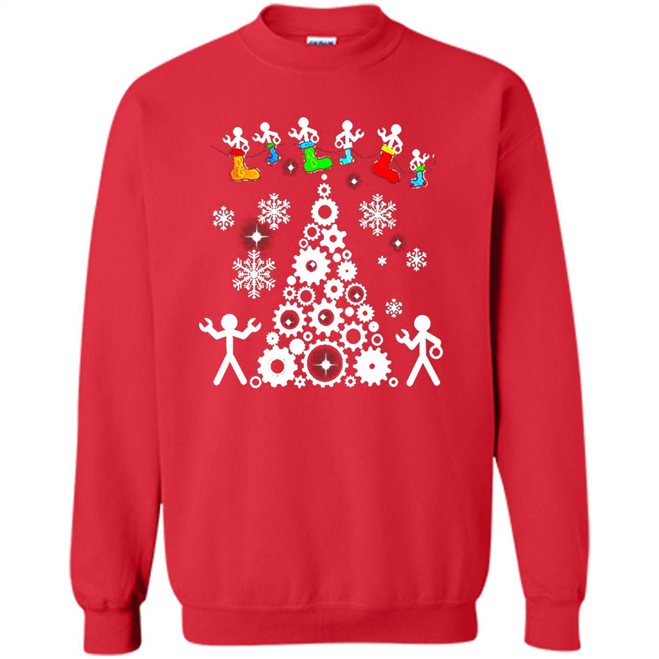 Funny Mechanics Ugly Christmas 2018 - Sweatshirt