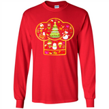 Chef Hat Christmas Ornament - Long Sleeve T-Shirt