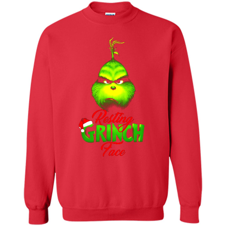 Resting Grinch Face Shirt PINGPONG - Sweatshirt