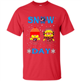 Snow Day Shirt For Columbus Blue Jackets Vs Minion Fans pingpong