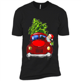 Vintage Santa red Truck Christmas Tree PINGPONG