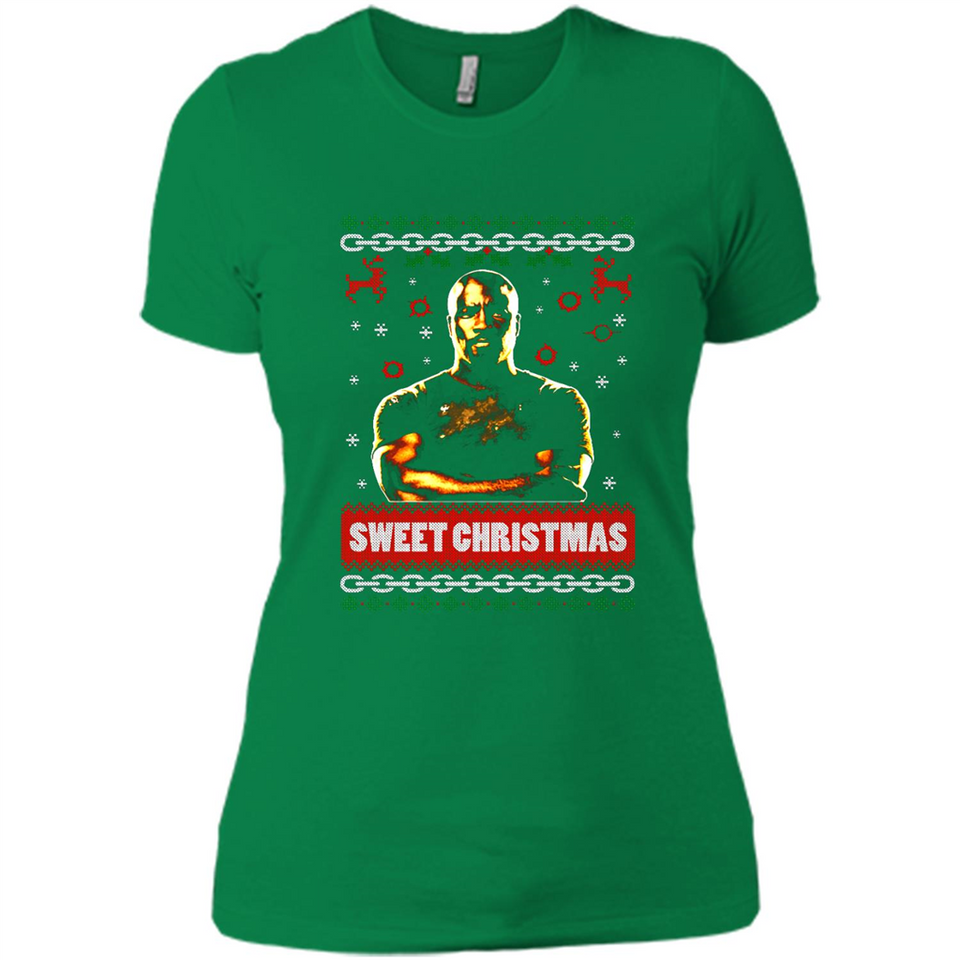 Christmas Ugly Sweater Floyd Mayweather Sweet Christmas - Ladies' Boyfriend T-Shirt