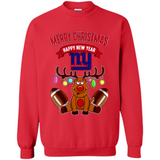 New York Giants NFL Reindeer Funny Merry Christmas And Happy New Year