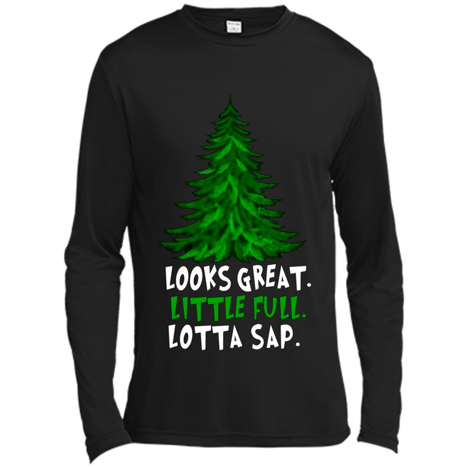 Looks Great Little Full Lotta Sap Funny Christmas PINGPONG