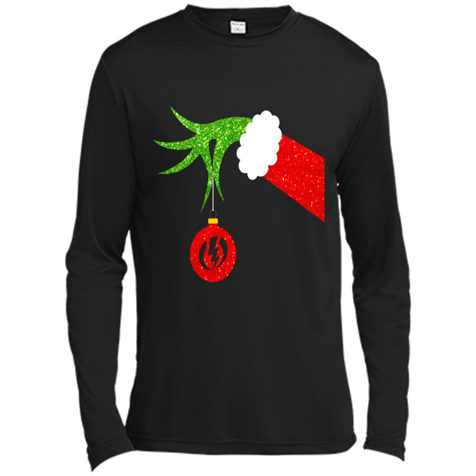 Funny Grinch Hand Holding Electric Ornament Christmas PING PONG