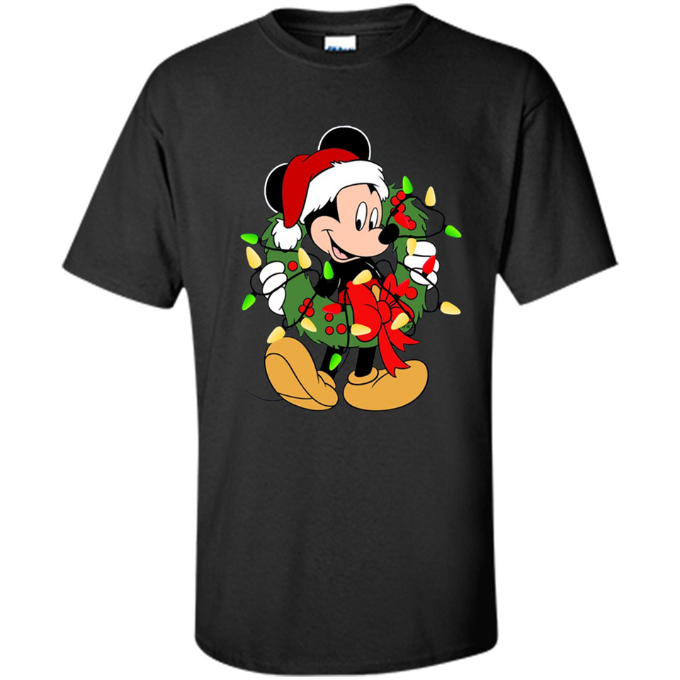 Disney Mickey Mouse Christmas Lights Sweatshirt - Shirt