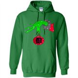 GRINCH HAND HOLDING DETROIT TIGERS GLITTER CHRISTMAS PINGPONG