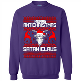 Merry Antichristmas Satan Claus Sweatshirt PINGPONG