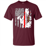 Paradise California Firefighter Thin Red Line Funds Youth T-Shirt PINGPONG - Shirt